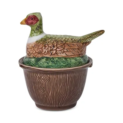 JULISKA FOREST WALK PHEASANT BOWL WITH LID