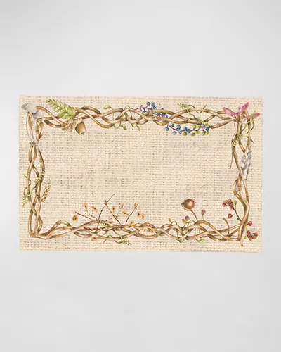 Juliska Forest Walk Place Card, Set Of 12 In Cafe Au Lait
