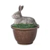 Juliska Forest Walk Rabbit Bowl With Lid In Multi