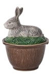 Juliska Forest Walk Rabbit Bowl With Lid In Multi