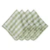 Juliska Gingham Ruffle Napkin In Multi