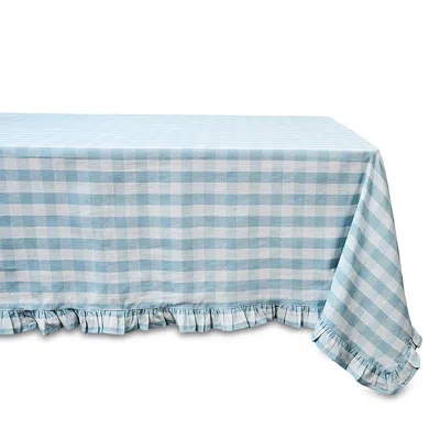 Juliska Gingham Ruffle Tablecloth, 60 X 120 In Multi