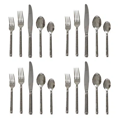 Juliska Graham 20 Pieces Place Setting In Gray