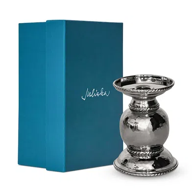 Juliska Graham 5 Pillar/taper Candleholder In Silver