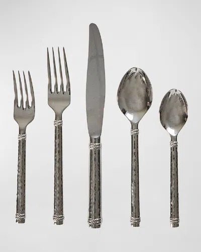 Juliska Graham 5-piece Flatware Set In Silver