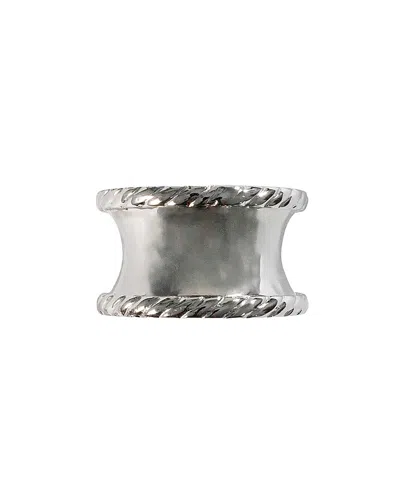 Juliska Graham Napkin Ring In Silver Metallic