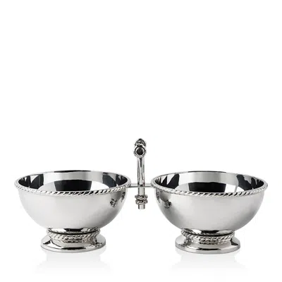 Juliska Graham Small Double Cocktail Bowl In Silver Met