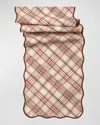 Juliska Harvest Tartan 18 X 90 Table Runner In Red Multi