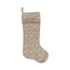 Juliska Heidi Embroidered Stocking In Natural