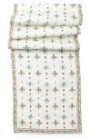 Juliska Heidi Linen Table Runner In White Multi