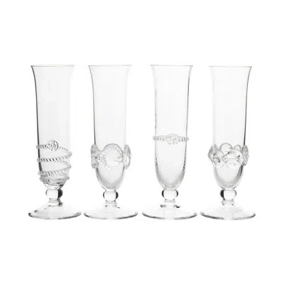 Juliska Heritage Flute Assorted In Clear