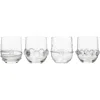 Juliska Heritage Set Of 4 Assorted Stemless Wine Glasses In Clear