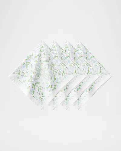 Juliska Iberian Napkins, Set Of 4 In Sage