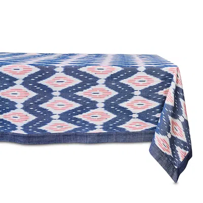 Juliska Ikat Tablecloth, 60 X 120 In Blue