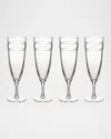 Juliska Isabella Acrylic Flutes, Set Of 4