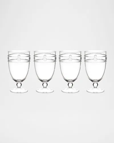 Juliska Isabella Acrylic Goblets, Set Of 4 In Clear