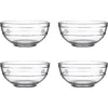 Juliska Isabella Acrylic Berry Bowl, Set Of 4 In Clear