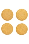 Juliska Jardin Du Monde Set Of 4 Side Plates In Daffodil