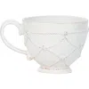 Juliska Jardins Du Monde Breakfast Cup In Whitewash