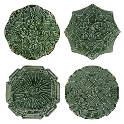 Juliska Jardins Du Monde Dessert/salad Plate Assorted In Basil