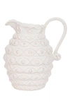 Juliska Jardins Du Monde Pitcher In Whitewash