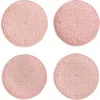 Juliska Jardins Du Monde Set Of 4 Side/cocktail Plates In Blush