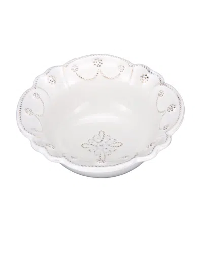 Juliska Jardins Du Monde Whitewash Cereal/ice Cream Bowl - 7"dia.