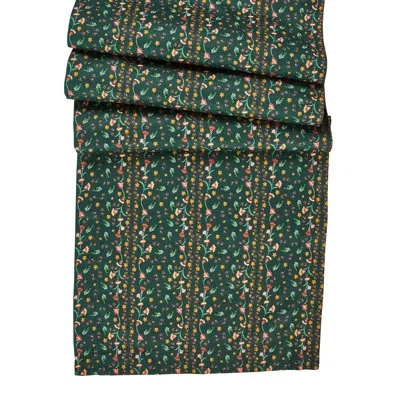 Juliska Klara 18" X 90" Table Runner - Evergreen In Green
