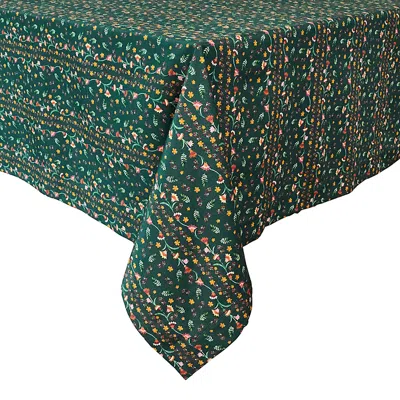 Juliska Klara Tablecloth, Evergreen, 60 X 120 In Green