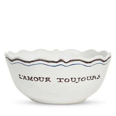 Juliska L'amour Toujours Cereal/ice Cream Bowl In White