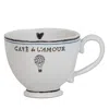 Juliska L'amour Toujours Coffee Tea Cup In White