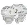 Juliska L'amour Toujours Dinnerware, Set Of 16 In White