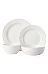 Juliska 4-piece Le Panier Whitewash Dinnerware Place Setting In Whitewash