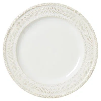 Juliska Le Panier Dessert/salad Plate In Whitewash