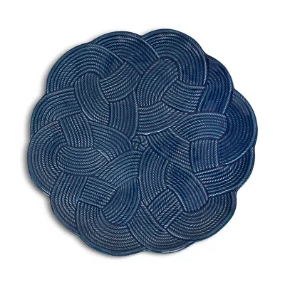 Juliska Le Panier Mystic Knot Charger/platter In Blue