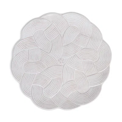 Juliska Le Panier Mystic Knot Charger/platter In White