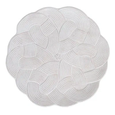 Juliska Le Panier Mystic Knot Charger/platter In Whitewash