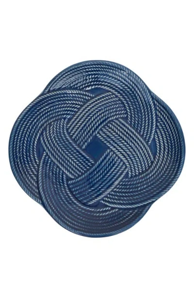 Juliska Le Panier Mystic Knot Dessert Plate In Denim