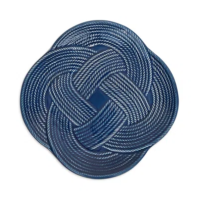 Juliska Le Panier Mystic Knot Dessert/salad Plate In Blue