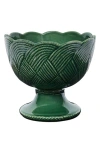 Juliska Le Panier Mystic Knot Footed Bowl In Green