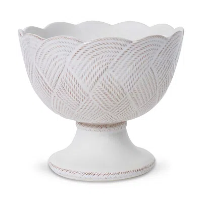 Juliska Le Panier Mystic Knot Footed Bowl In White