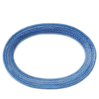 Juliska Le Panier Whitewash 17 Platter In Blue