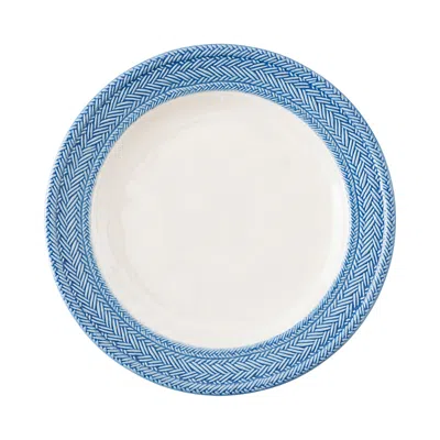 Juliska Le Panier Whitewash Dinner Plate In Blue