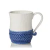 Juliska Le Panier Whitewash Mug In Blue