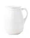 Juliska Le Panier Whitewash Pitcher - 2.5qt. In Whitewash