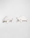 JULISKA LEONARDO AND DONATELLO TURTLE SALT & PEPPER SHAKERS