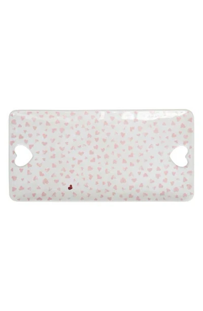 Juliska Love You More Ceramic Hostess Tray In Multi