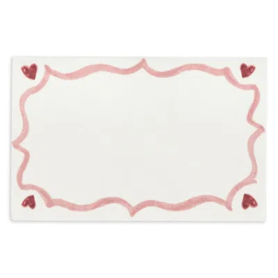 Juliska Love You More Place Cards, Set Of 12 In Pink