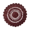 Juliska Macrame Placemat In Ruby
