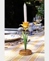 Juliska Meadow Walk Daffodil 9 Candlestick In Yellow